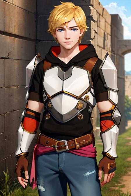 Jaune arc hoodie top